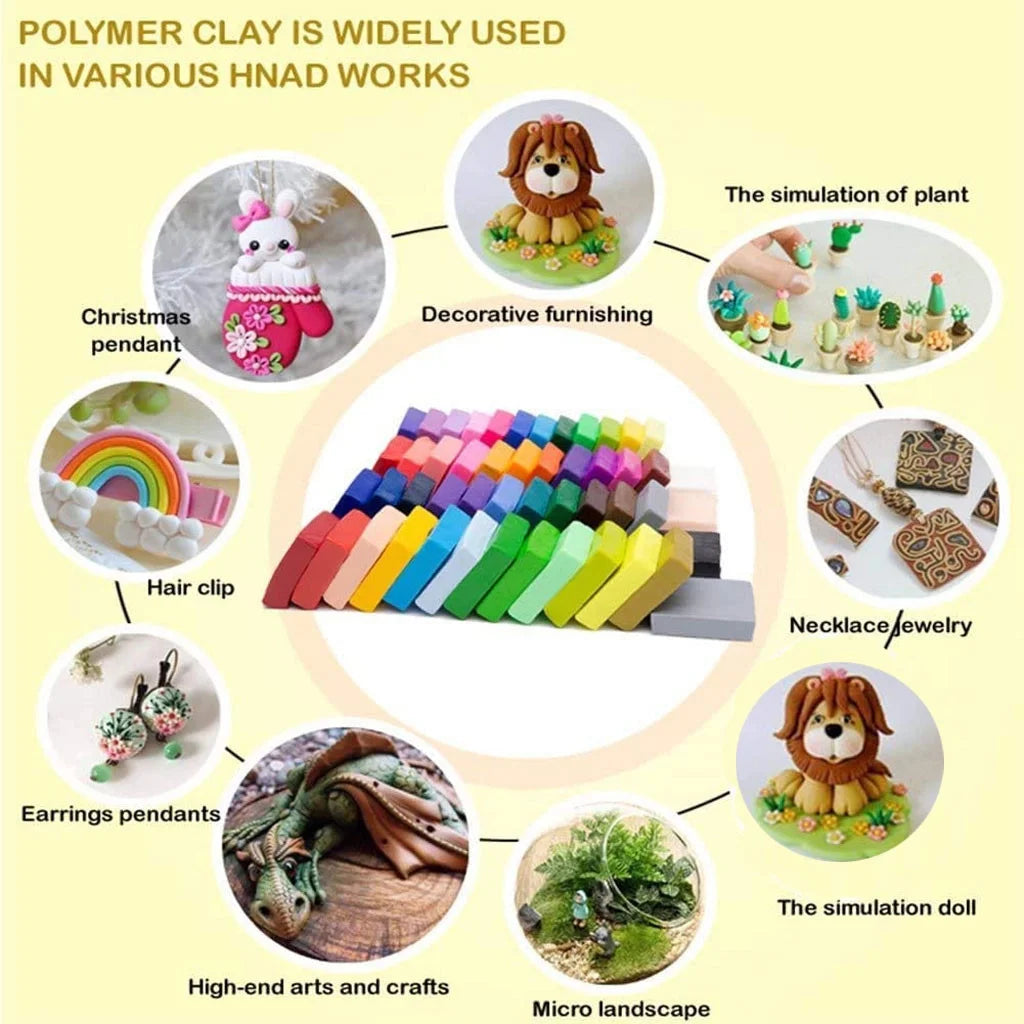 24 Color Baking Molding Toys With Accessories S391