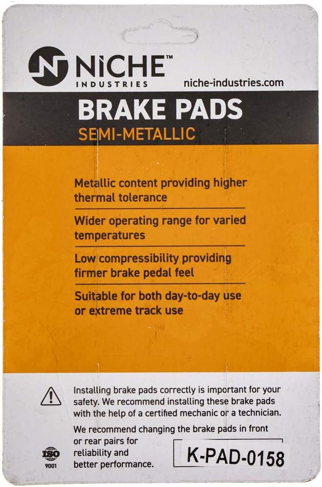 Brake Pad Set Semi-Metallic Pack of 2 D371
