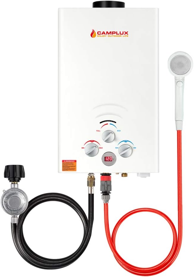 White 2.11 GPM Propane Tankless Water Heater E1522