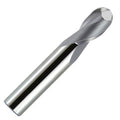 5/8x22 Diameter Single End Ball End Stub Length 2 Flute Uncoated Carbide End Mill D324485