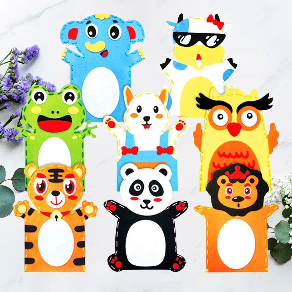 8PCS DIY Doll Making Kit Fabric Weaving Materials Educational Toys J478