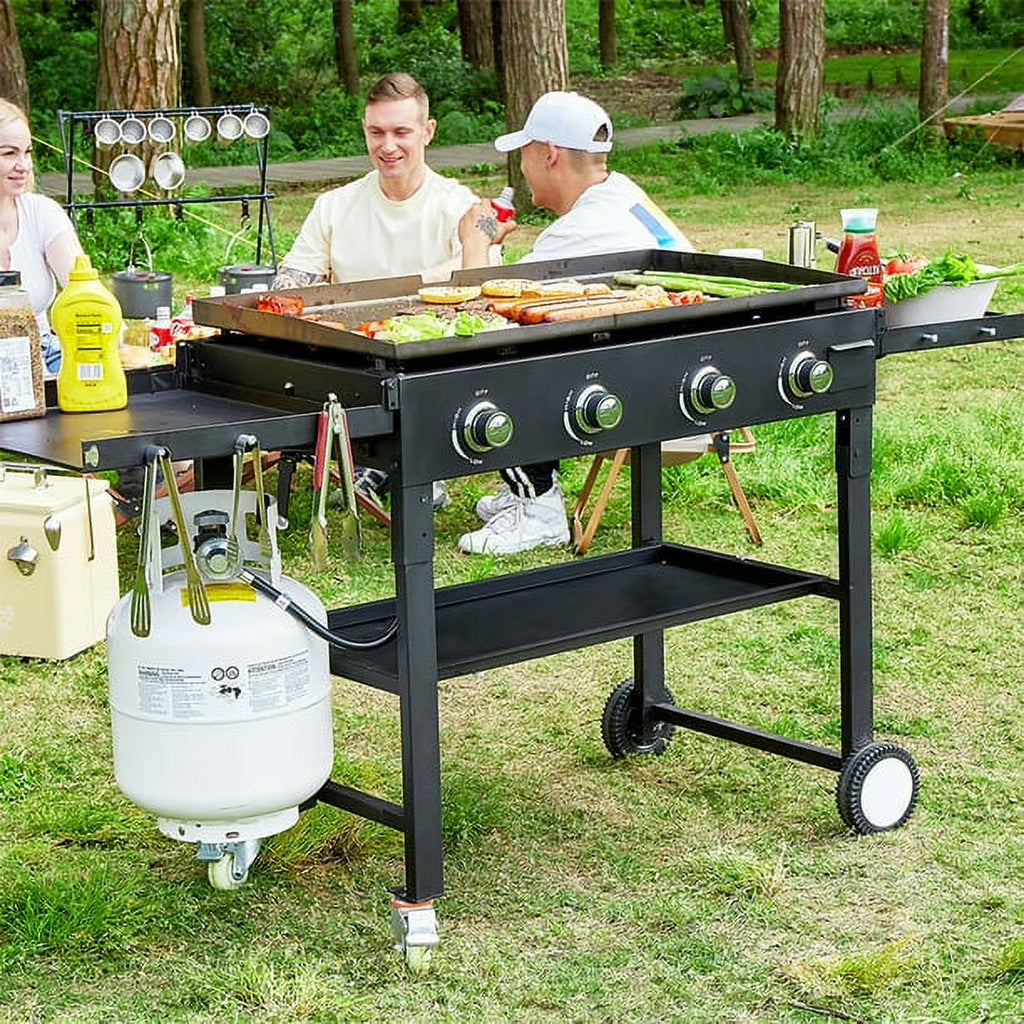 4 Burner Foldable Outdoor Propane Gas Grill L20784