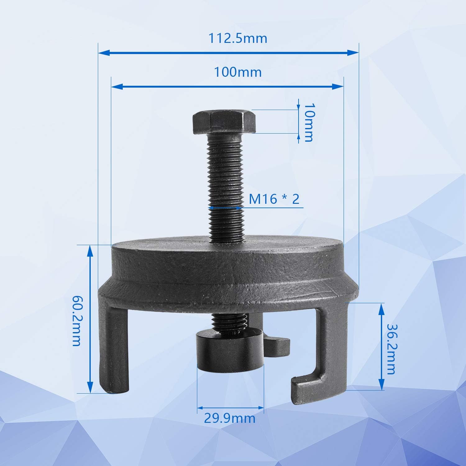 Harmonic Balancer Puller Crank Pulley Puller Pack of 2 F6500