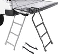 Foldable Pickup Truck Tailgate Ladder, Steel, 300 lbs, Pack of 2 I374