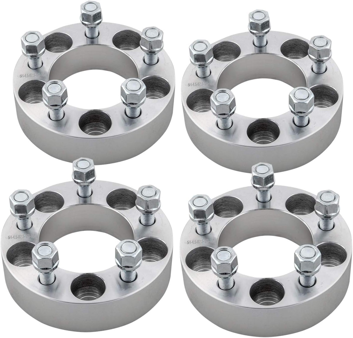 4PC 5x4.5 to 5x5 Wheel Adapters 1.5 Inch with 1/2" Studs T18369