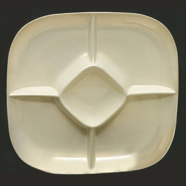 6 Packs Melamine Chip and Dip Platter N5625