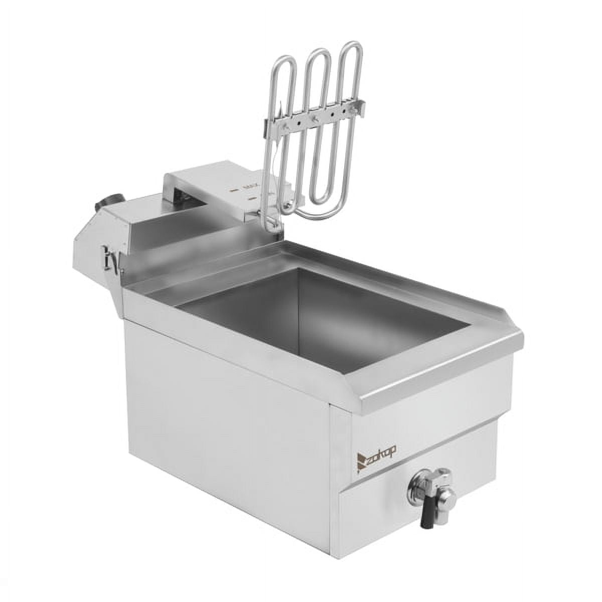 8.5QT Stainless Steel Single Tank Deep Fryer 1700W N195