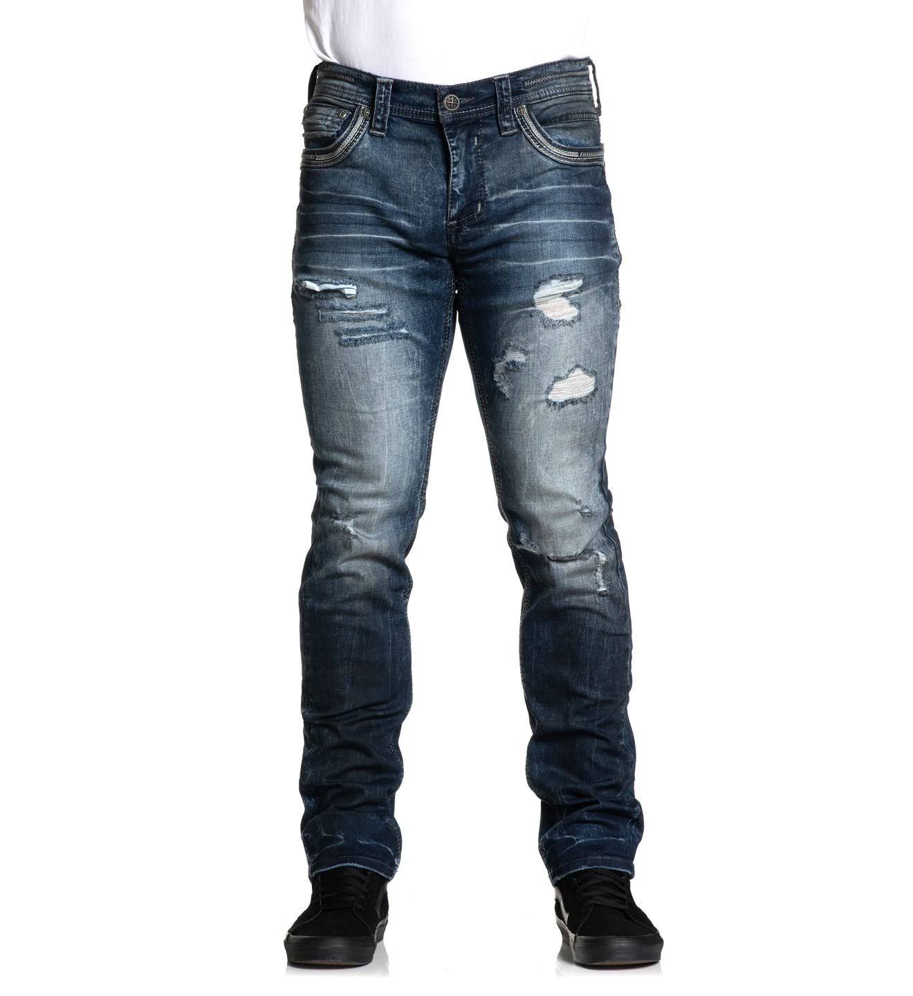 Blue Straight Stretch Jean A785444