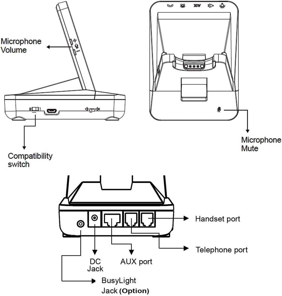 Wireless Headset with EHS Cord Bundle K30630
