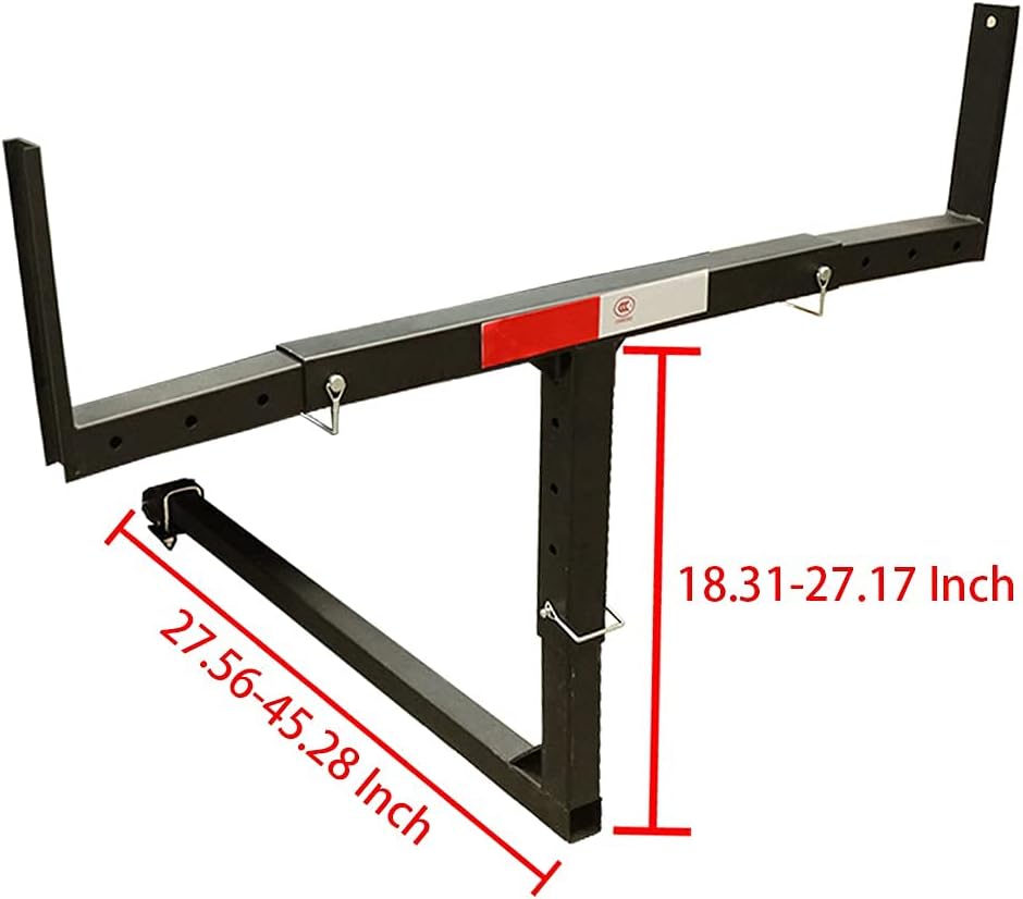 2 IN 1 Foldable Pick Up Truck Bed Hitch Extender Extension Rack Pack of 2 K7999