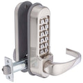 Satin Nickel Single Sided Door Lever Set J404