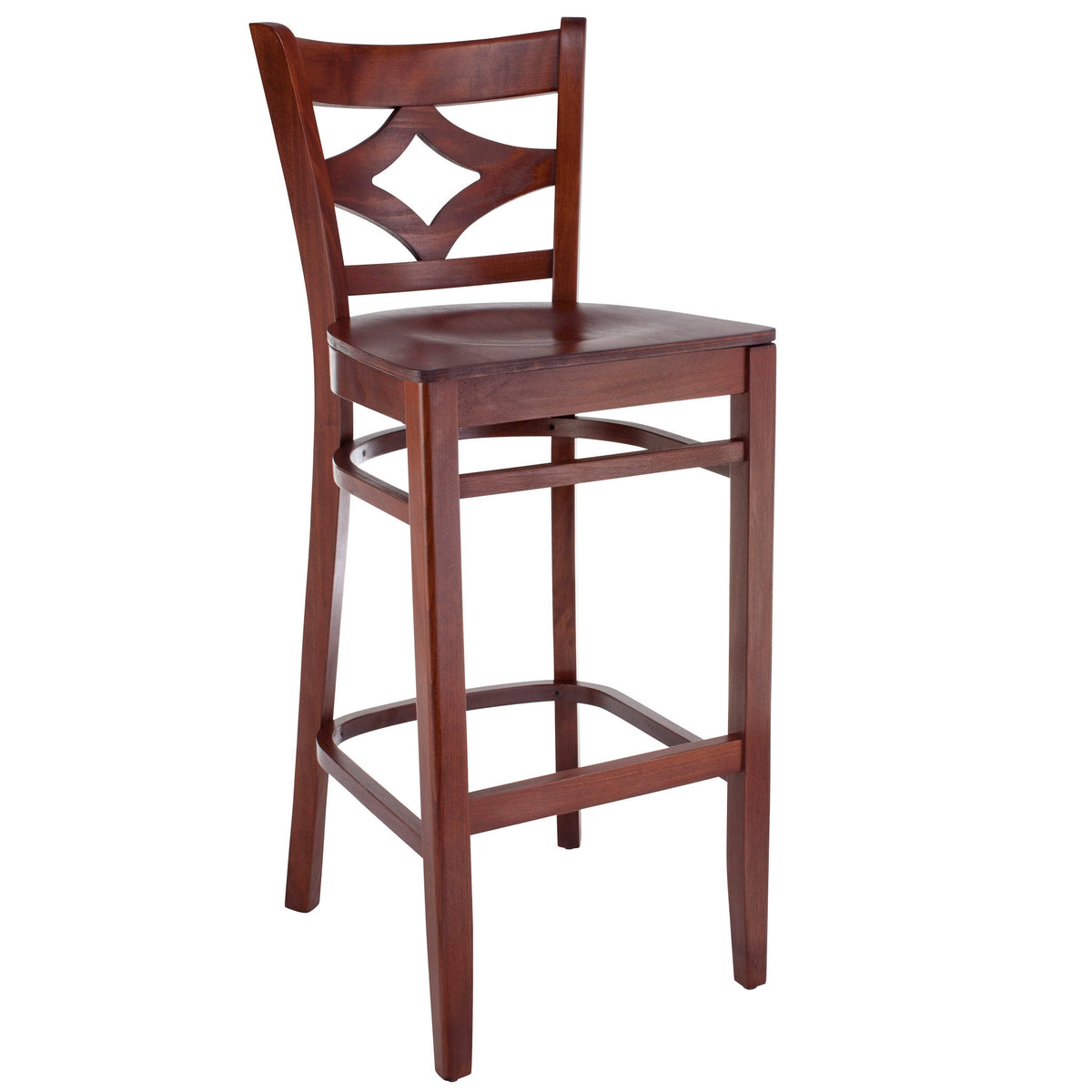 White Vertical Counter Stool G2026