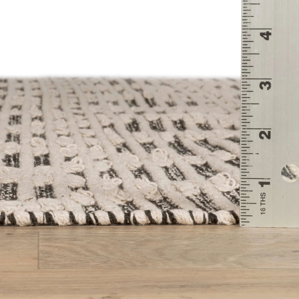 Textured Handwoven Cotton Rug Runner X56536