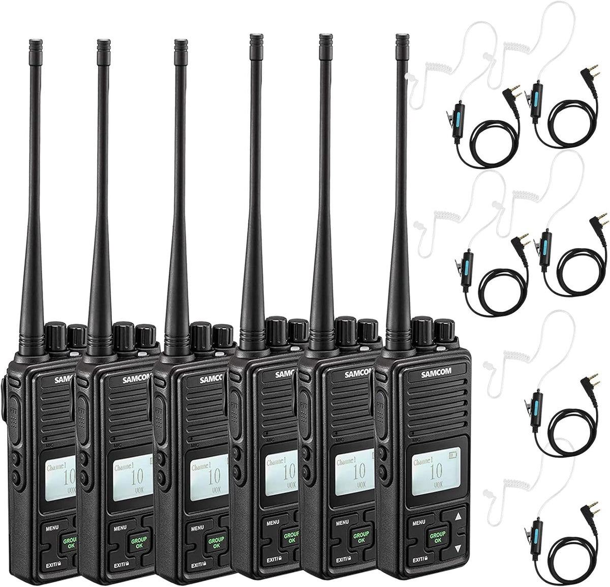 2 Pack 3000mAh UHF Walkie Talkie S5720