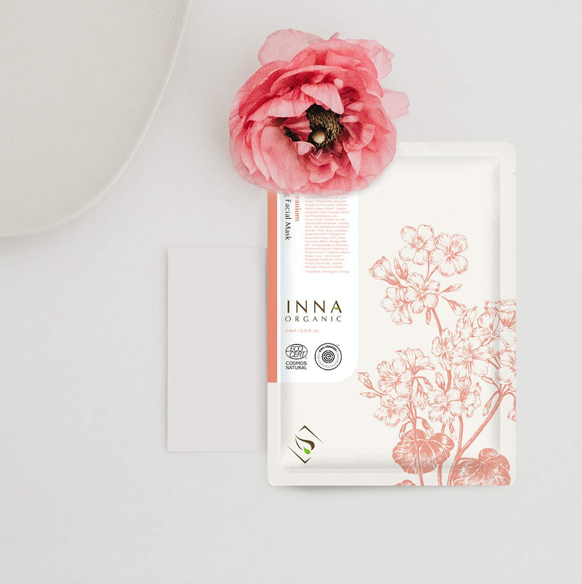 LEMON-TEA TREE SKIN SHEET MASK, Oil-control, 0.8 fl.oz, Pack of 5 J9346