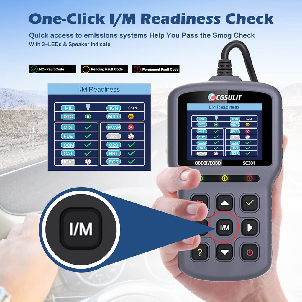 OBD2 Scanner with Reset, Code Reader, Grey Pack of 2 O824