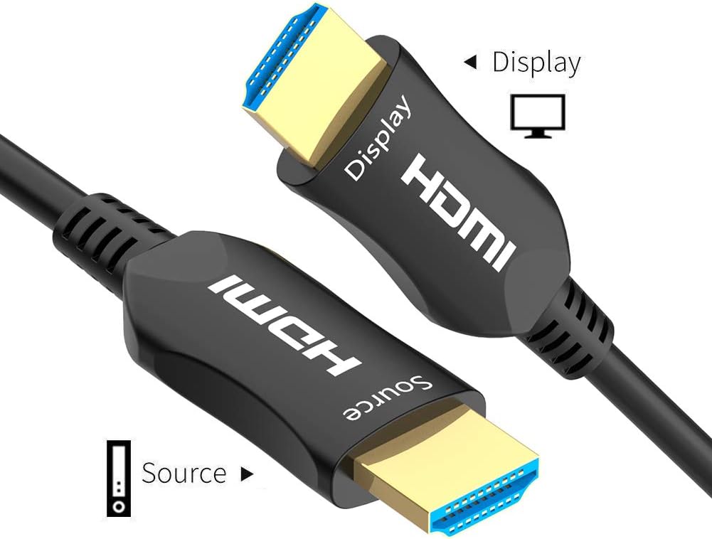 Fiber Optic HDMI Cable 50ft 4K 60Hz HDR10 18Gbps M228690