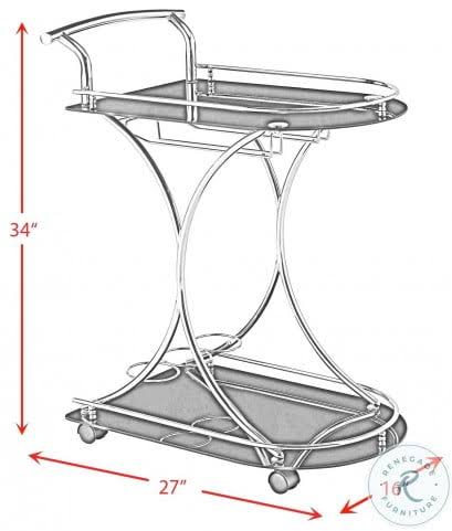 Black Bar Cart Y10605