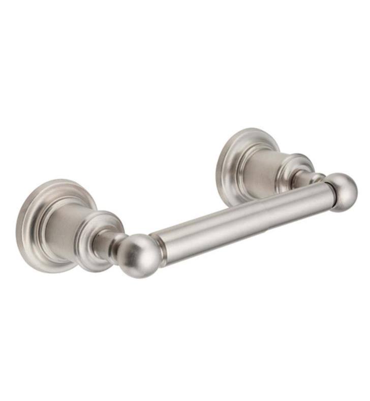 Matte Black Two Post Toilet Paper Holder D698