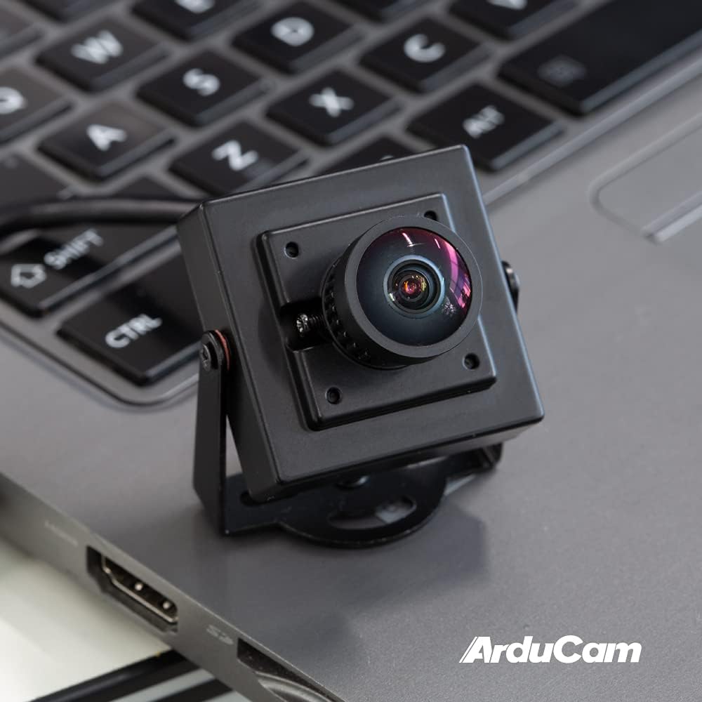16MP Wide Angle USB Camera with Metal Case, 1/2.8 CMOS IMX298 Mini UVC USB2.0 4K Video Webcam, Pack of 2 A332