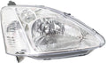 2001-2003 Honda Civic Headlight Passenger Side Assembly Unit Pack of 2 R88755