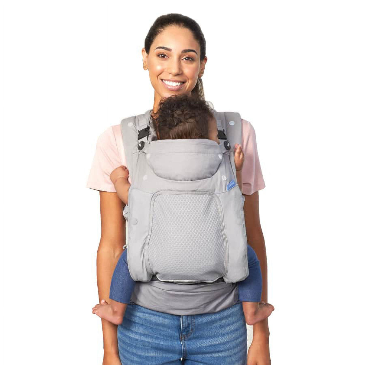 Gray 4-Position Ergonomic Baby Carrier H895088