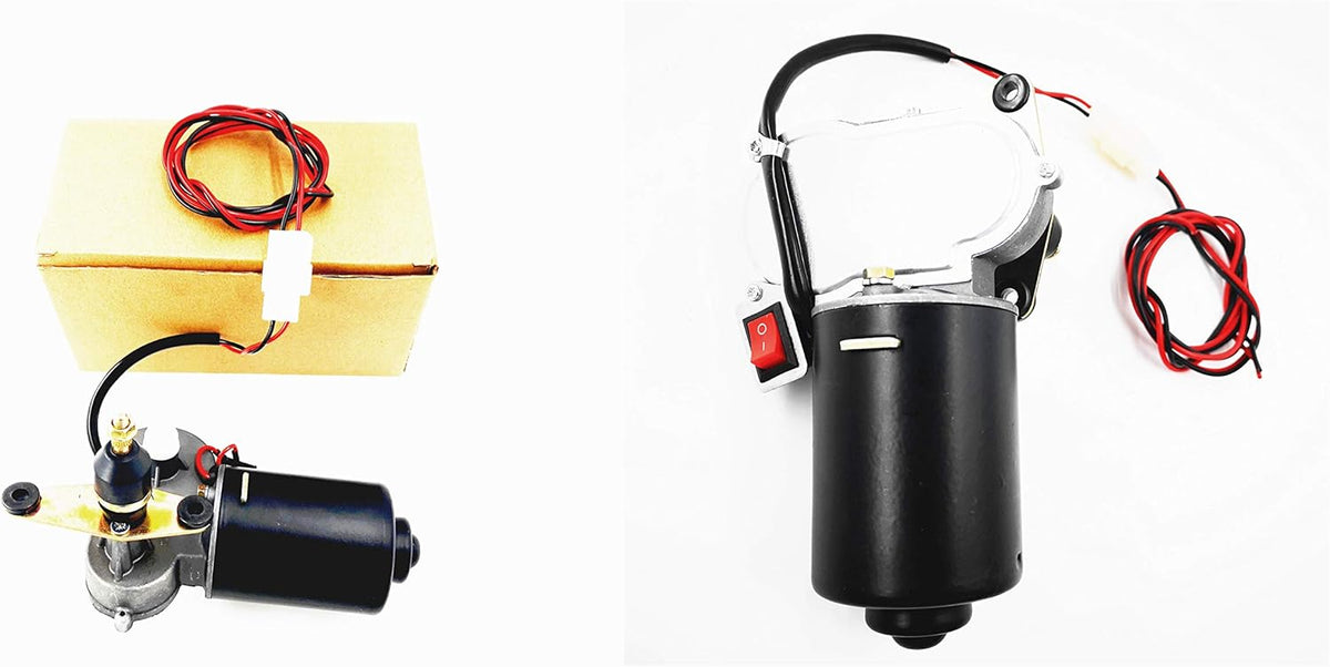 12V UTV Windshield Wiper Motor, 110° Sweep, Pack of 2 R691