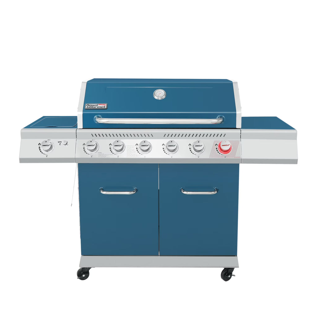 6-Burner BBQ Gas Grill with Sear Burner and Side Burner I28227