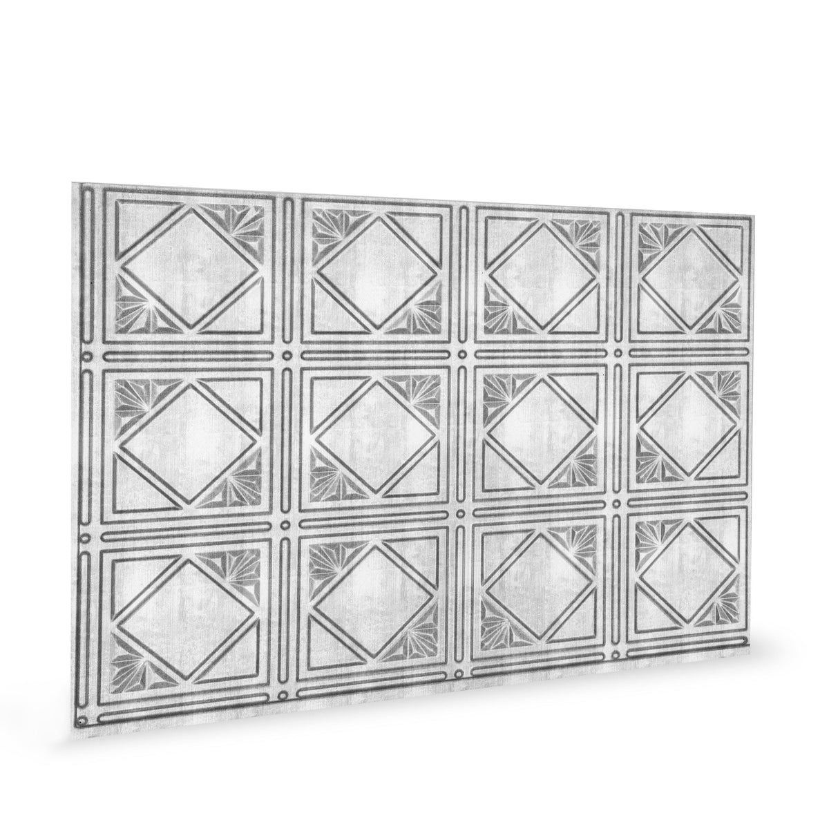 Silver 18.5-in. x 24.3-in. Backsplash Panel (9 Pc) E324776