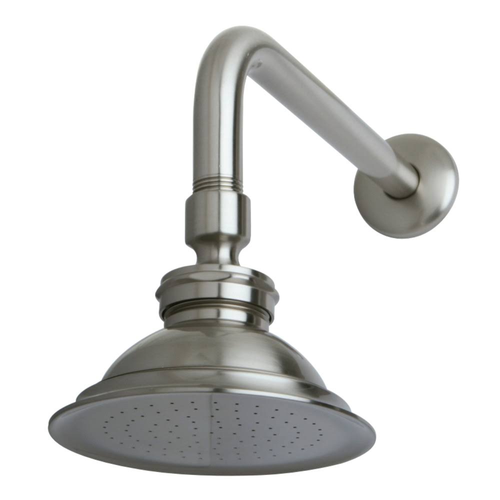 Satin Nickel Showerhead with 12inch Shower Arm P94258