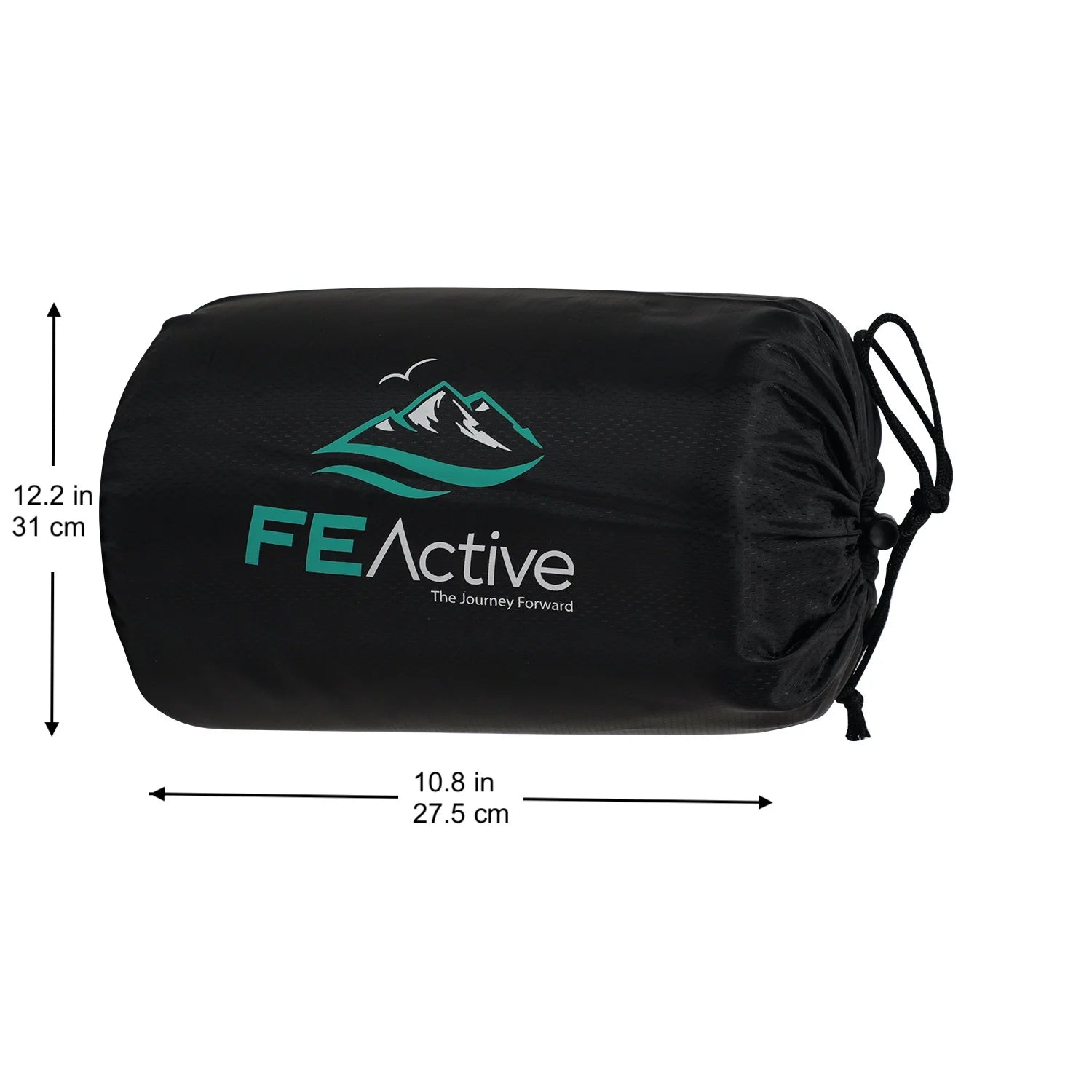 Fleece Sleeping Bag Liner with Drawstring Hood & Dual Slider Zipper I446