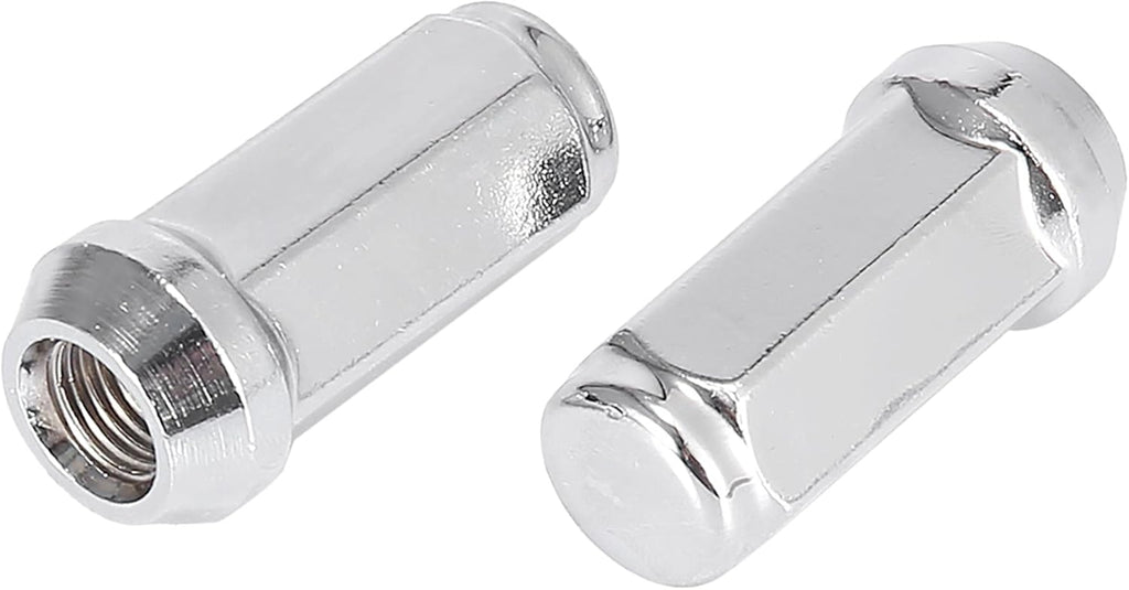 24pcs Silver Tone M12x1.25 Bulge Acorn Closed End Wheel Lug Nuts U5543