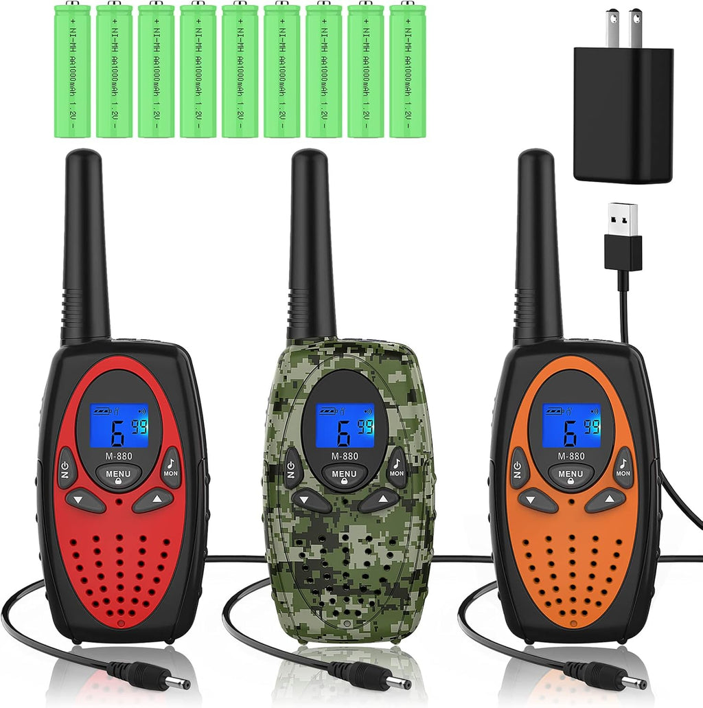 Rechargeable Walkie Talkie Two Way Radio, Pack of 2 O446