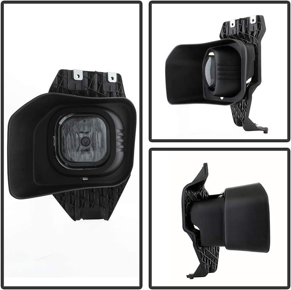 Smoked Bumper Driving Lamps Fog Lights Assembly E37840