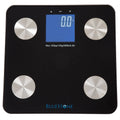 Black Digital Body Fat Scale with Large LCD Display M347