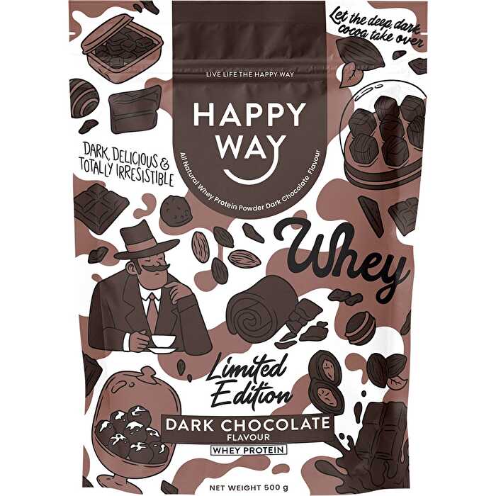 Dark Chocolate Whey Protein Powder 500g K664